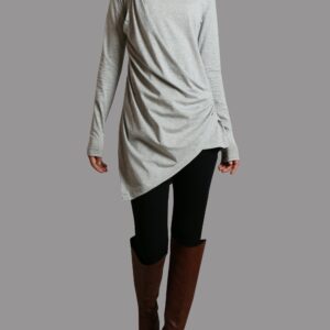 Tunic tops for women, cotton tunic dress